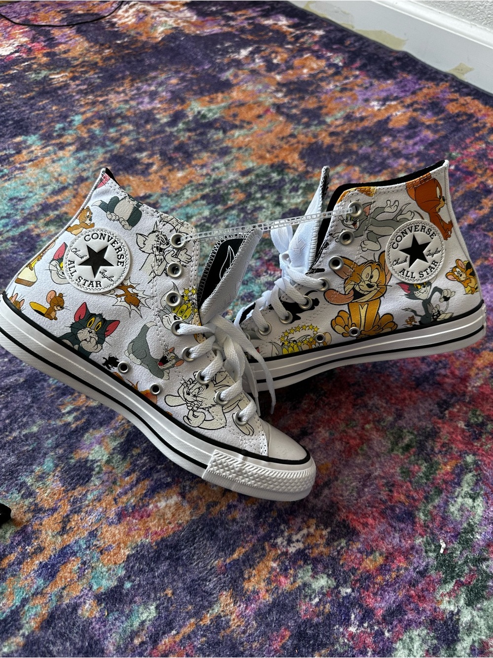 Converse Chuck Taylor All Star Tom & Jerry‎ High Top Sneakers Size Women’s 8.5